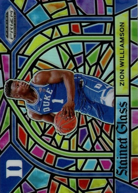 Zion Williamson 2021 Prizm Draft Picks #11 Stained Glass /(SSP) BGS 10 PRISTINE