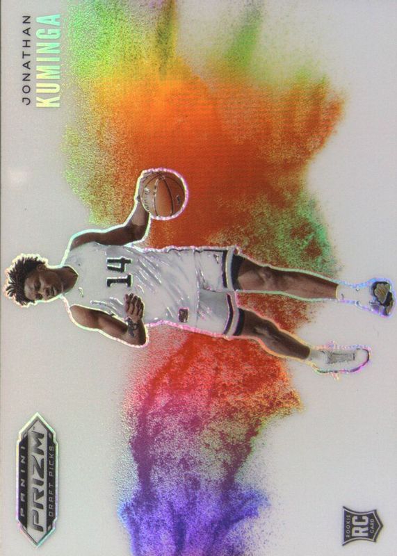 Jonathan Kuminga 2021 Prizm Draft Picks #5 Color Blast /(SSP) Rookie SGC 9