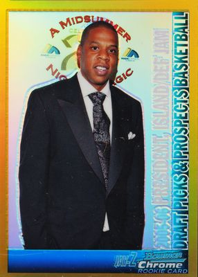 Jay-Z 2005 Bowman #151 Chrome - Refractor /300 PSA 10 Price