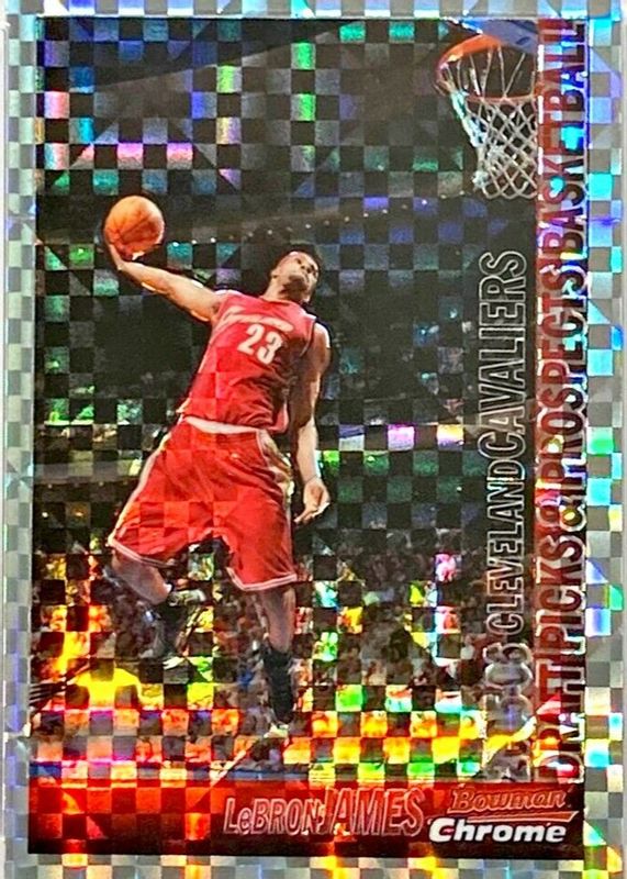 LeBron James 2005 Bowman #23 Chrome - X-Fractor /150 SGC 10