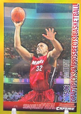 2005 Bowman #50 Chrome - Gold Refractor /50