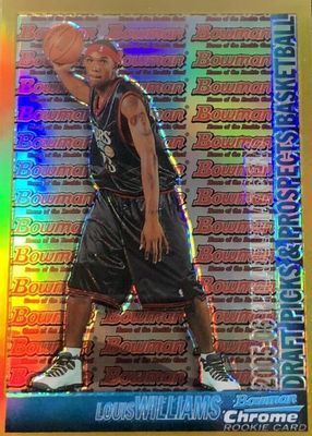 2005 Bowman #135 Chrome - Gold Refractor /50