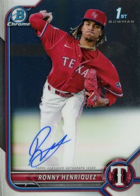 2022 Bowman #CPA-RH Chrome Prospect Auto (1st)