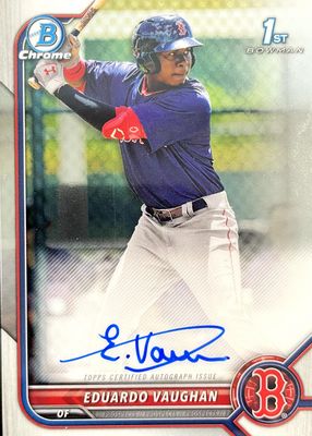 2022 Bowman #CPA-EV Chrome Prospect Auto (1st)