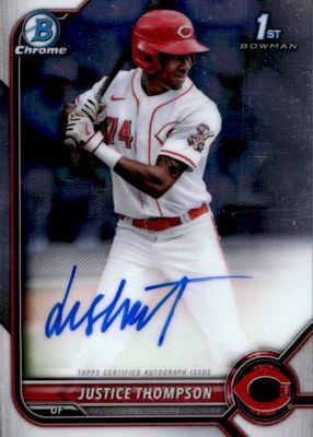 2022 Bowman #CPA-JT Chrome Prospect Auto (1st)