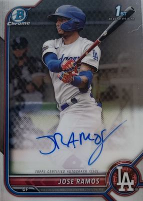 2022 Bowman #CPA-JRS Chrome Prospect Auto (1st)