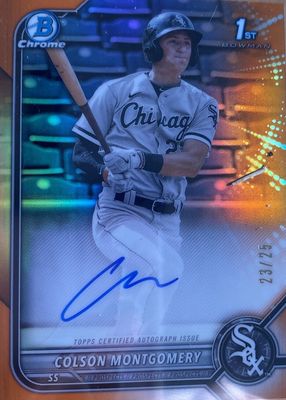 2022 Bowman #CPA-CMY Chrome Prospect Auto - Orange Refractor /25 (1st)
