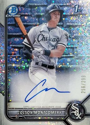 2022 Bowman #CPA-CMY Chrome Prospect Auto - Speckle Refractor /299 (1st)