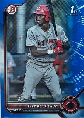 2022 Bowman #BP-50 Paper Prospects - Blue Border /150 (1st)