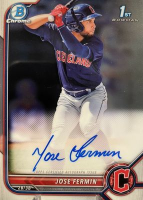 2022 Bowman #CPA-JF Chrome Prospect Auto (1st)