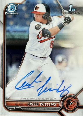 2022 Bowman #CPA-CW Chrome Prospect Auto (1st)