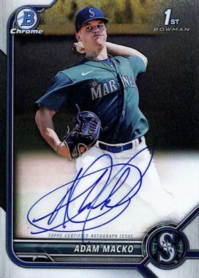 2022 Bowman #CPA-AM Chrome Prospect Auto (1st)