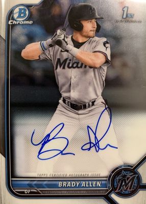 2022 Bowman #CPA-BAL Chrome Prospect Auto (1st)