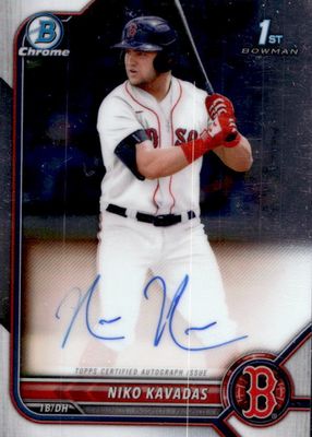 2022 Bowman #CPA-NK Chrome Prospect Auto (1st)