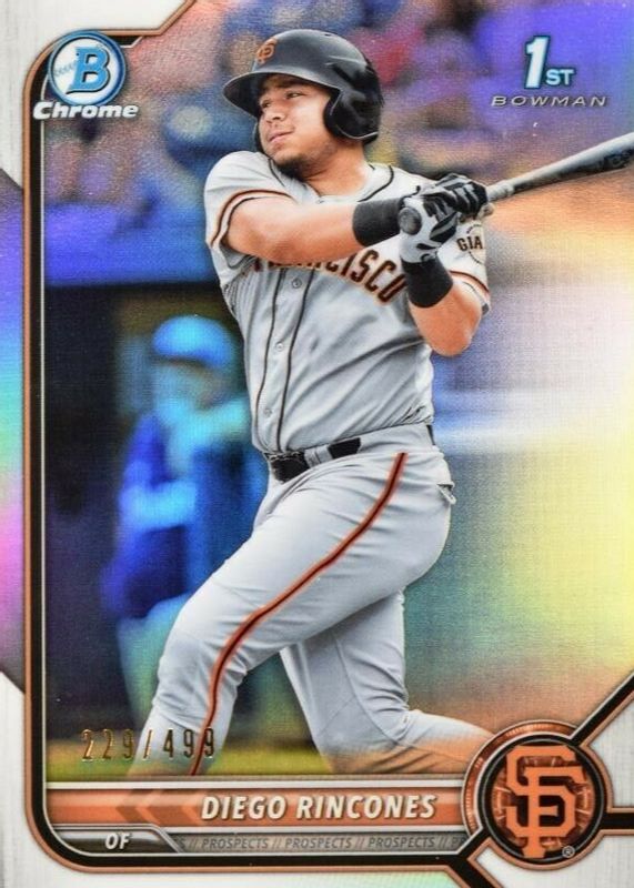 2022 Bowman #BCP-65 Chrome Prospects - Refractor /499 (1st)