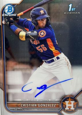 2022 Bowman #CPA-CG Chrome Prospect Auto (1st)