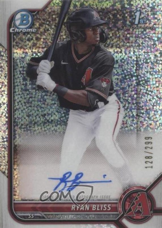 Ryan Bliss 2022 Bowman #CPA-RB Chrome Prospect Auto - Speckle Refractor /299 (1st) SGC 10