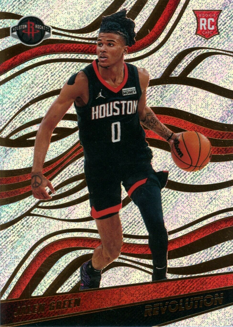 希少！Jalen Green RC 2021-22 Panini NBA Hoops - JALEN GREEN - Rookie Card RC #218