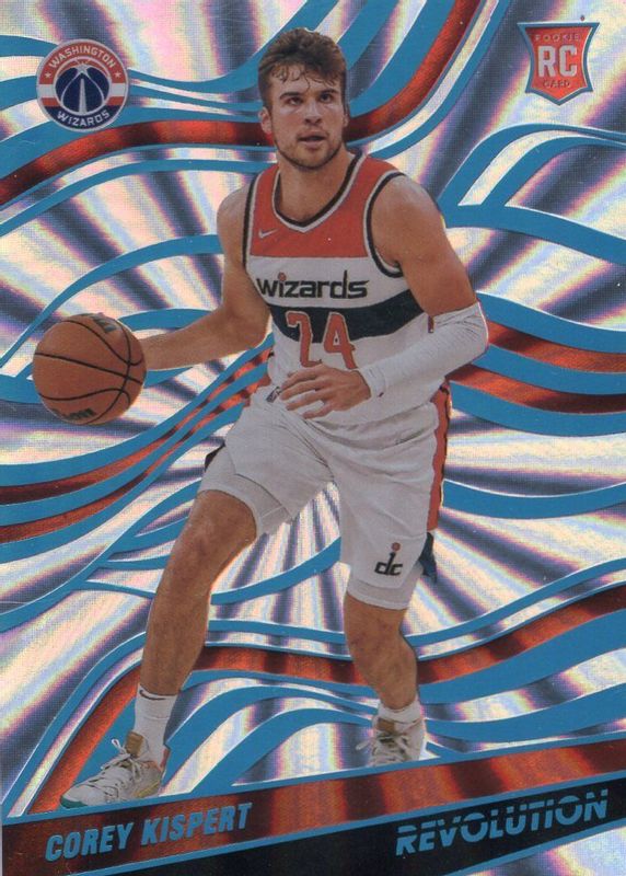 Corey Kispert 2021 Revolution #136 Sunburst /60 Rookie RAW