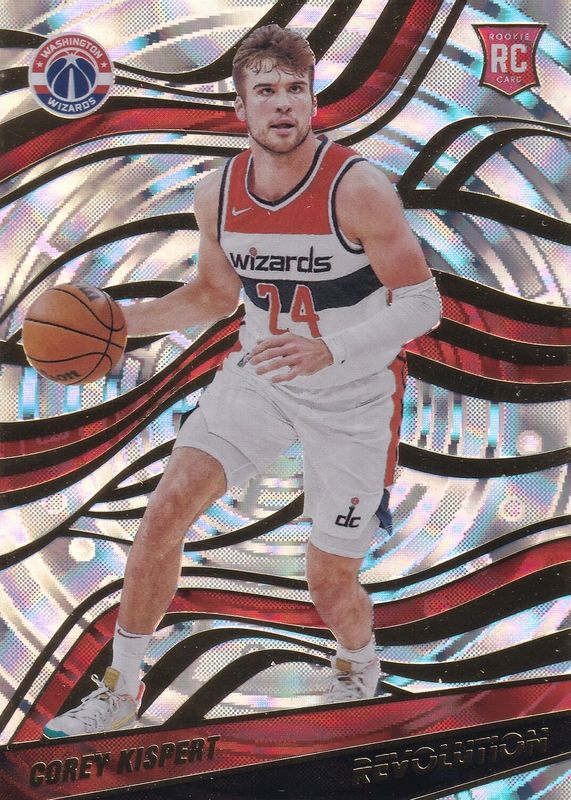 Corey Kispert 2021 Revolution #136 Fractal Rookie SGC 9.5