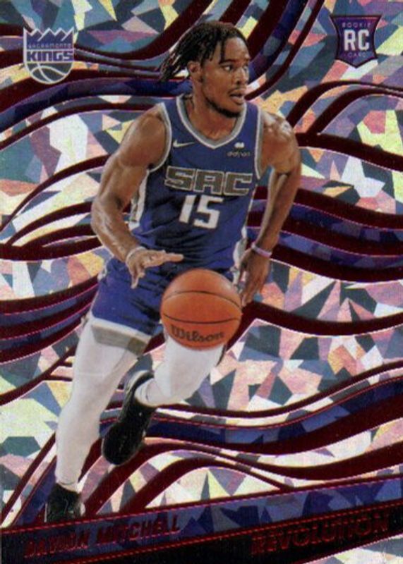 Davion Mitchell 2021 Revolution #135 Chinese New Year Rookie RAW