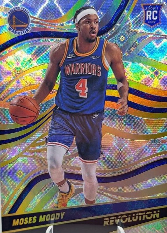 Moses Moody 2021 Revolution #104 Galactic /(SSP) Rookie RAW