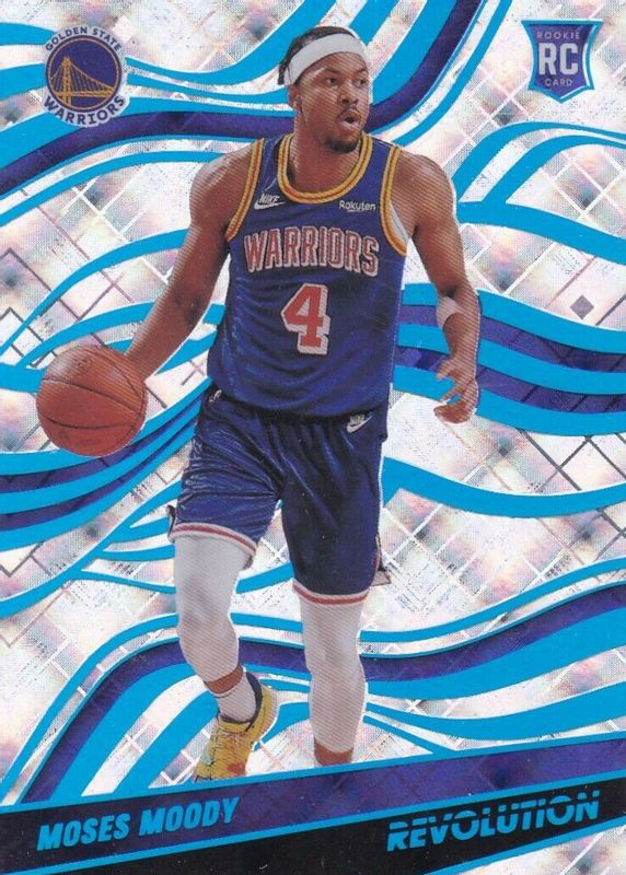 Moses Moody 2021 Revolution #104 Cosmic /99 Rookie RAW
