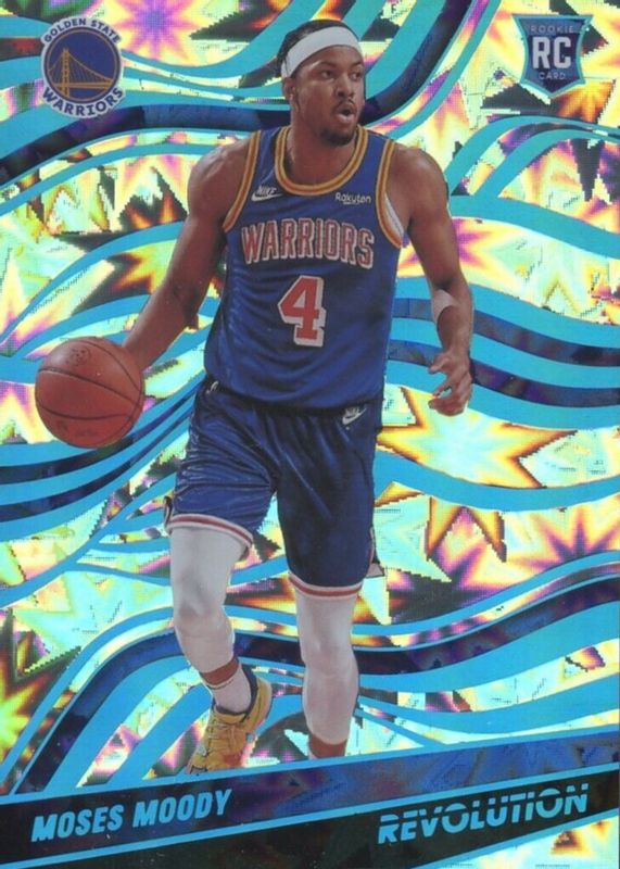 Moses Moody 2021 Revolution #104 Impact /149 Rookie RAW