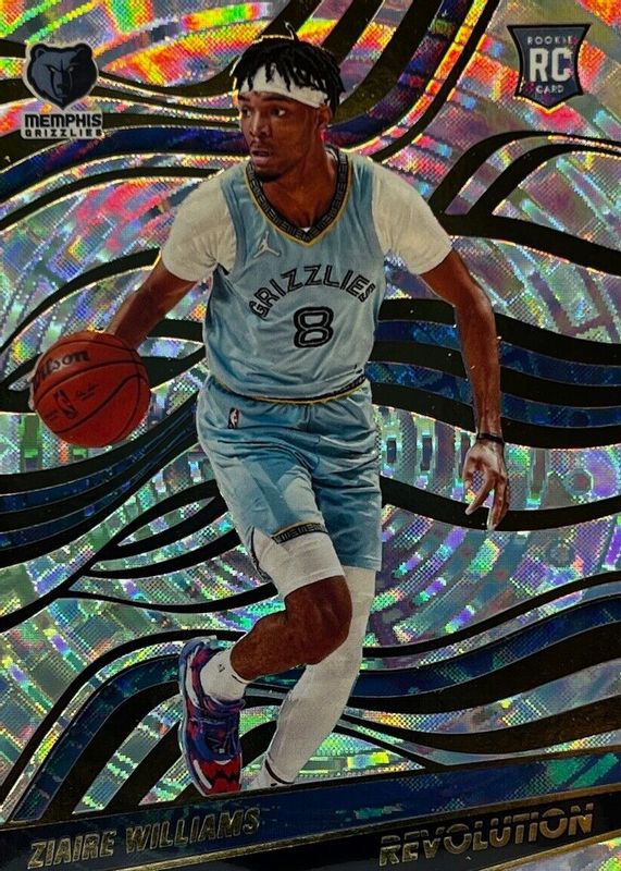 Ziaire Williams 2021 Revolution #105 Fractal Rookie RAW