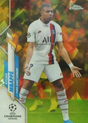 2019 Topps Chrome UEFA Champions League Sapphire Edition #26 Yellow /99