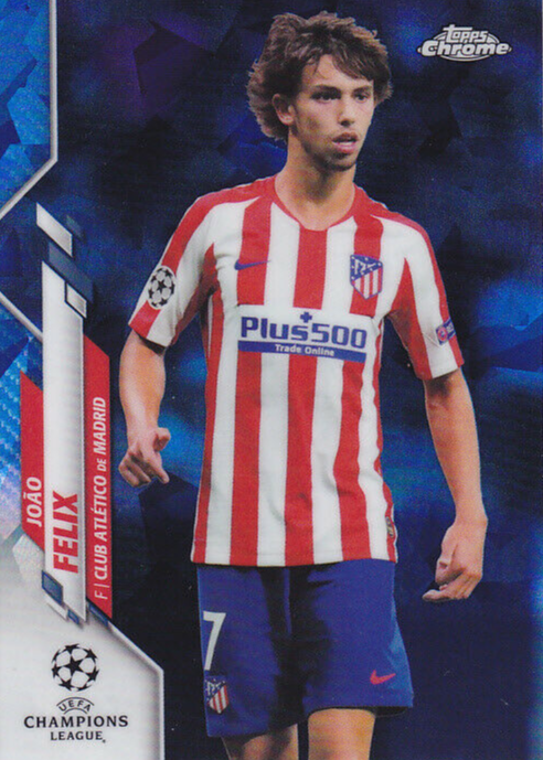 Joao Felix 2019 Topps Chrome UEFA Champions League Sapphire
