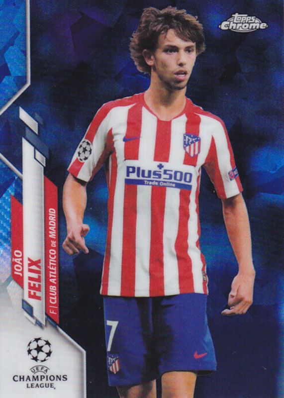 Joao Felix 2019 Topps Chrome UEFA Champions League Sapphire Edition #25 Base SGC 9