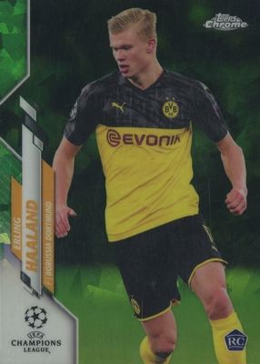 2019 Topps Chrome UEFA Champions League Sapphire Edition #74 Green /75