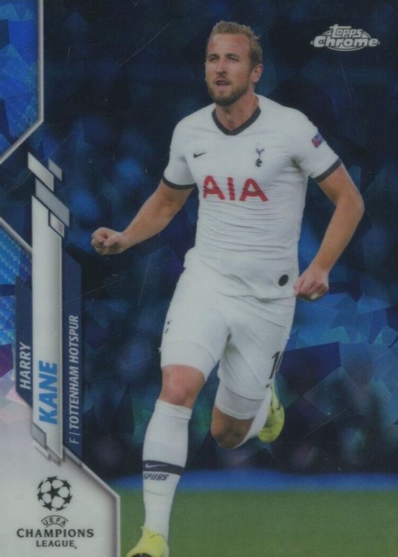 Harry Kane 2019 Topps Chrome UEFA Champions League Sapphire Edition #18 Base PSA 9