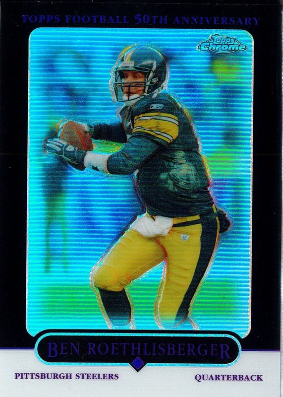 Ben Roethlisberger 2005 Topps Chrome #93 Black Refractor /100 PSA 10