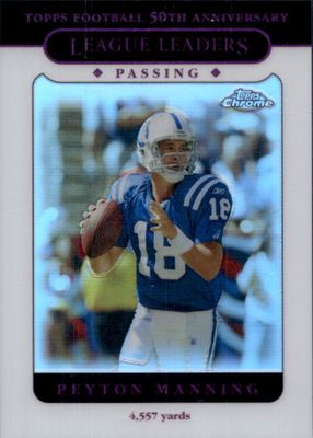 2005 Topps Chrome #153 League Leaders - Refractor