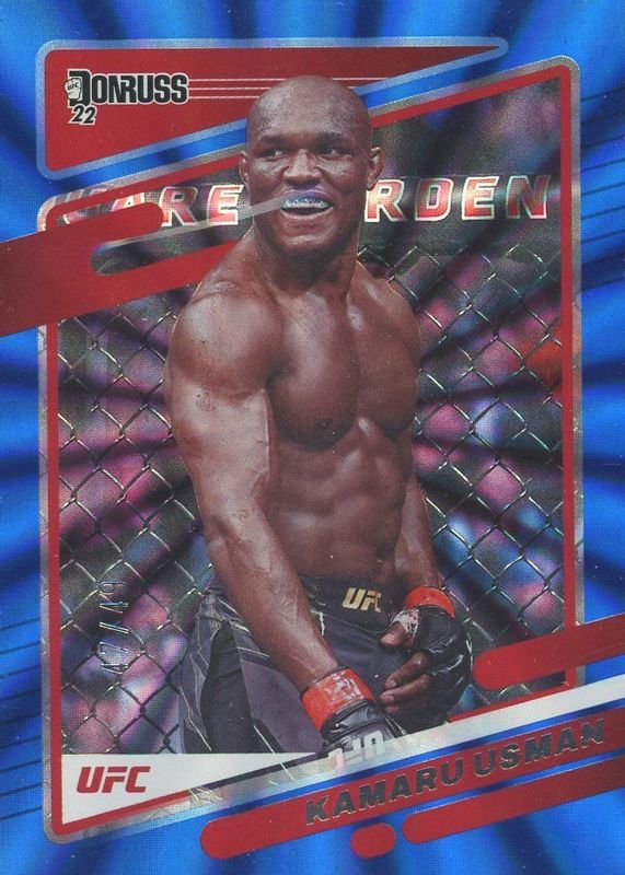 2022 Donruss UFC #72 Holo Blue Laser /49