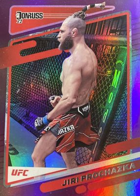 2022 Donruss UFC #81 Purple Flood