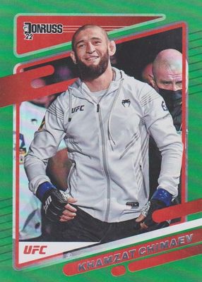 2022 Donruss UFC #14 Green Flood