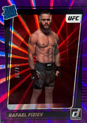 2022 Donruss UFC #212 Holo Purple Laser /99