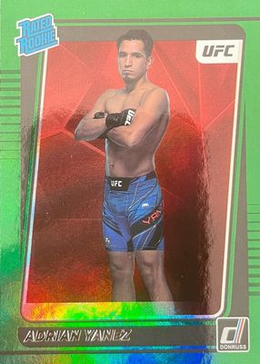 2022 Donruss UFC #209 Green Flood
