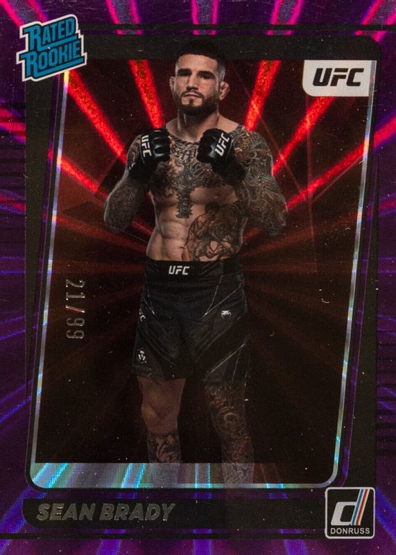 2022 Donruss UFC #214 Holo Purple Laser /99