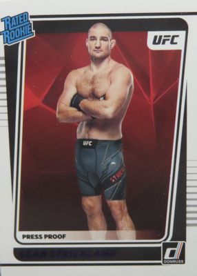 2022 Donruss UFC #206 Press Proof Silver