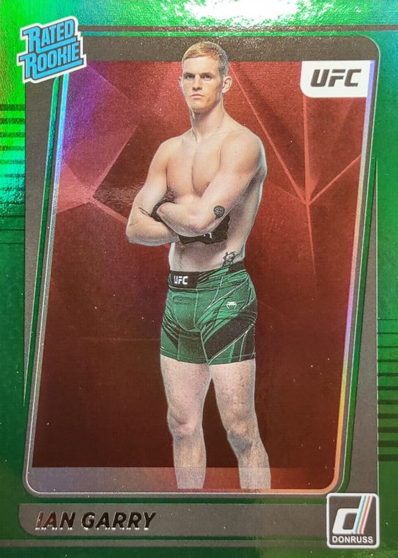 2022 Donruss UFC #213 Green Flood