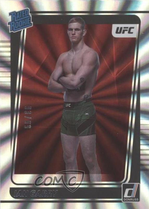 Ian Garry 2022 Donruss UFC #213 Holo Laser /99 Rookie PSA 10