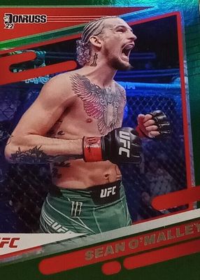 2022 Donruss UFC #48 Green Flood