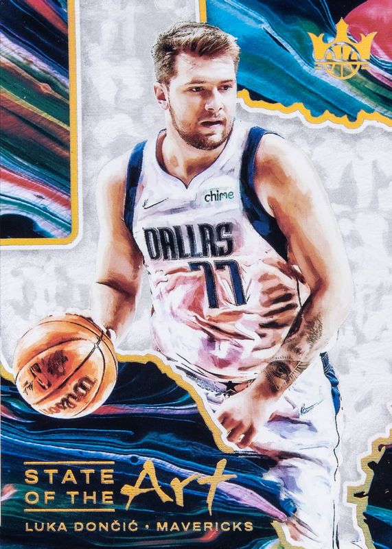 Luka Doncic 2021 Court Kings #1 State of the Art /(SSP) PSA 8