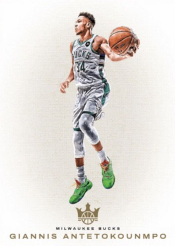 Giannis Antetokounmpo 2021 Court Kings #11 Blank Slate /(SSP) RAW