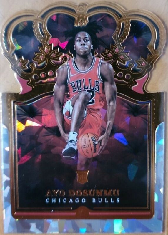 Ayo Dosunmu 2021 Crown Royale #85 Crystal Rookie PSA 10