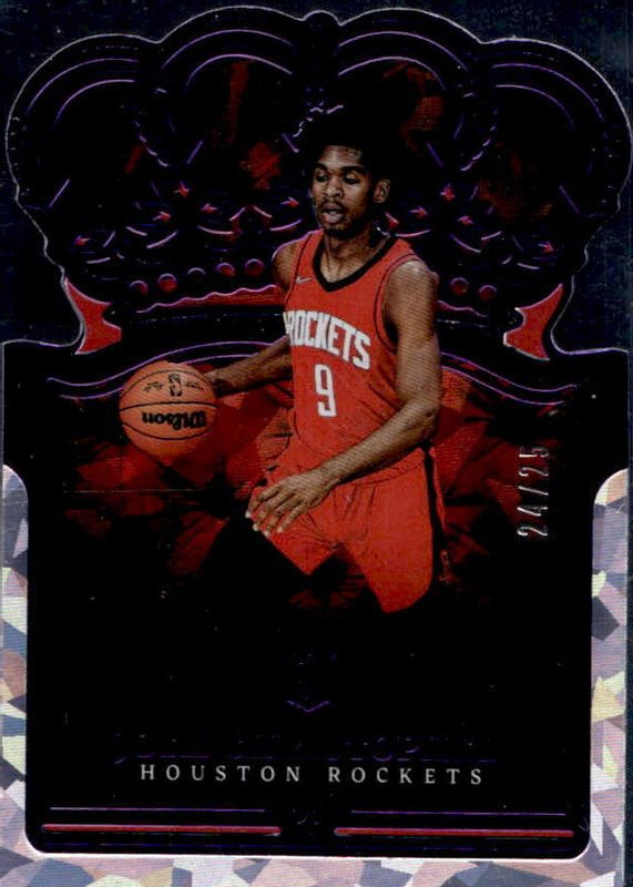 Josh Christopher 2021 Crown Royale #93 Purple Crystal /25 Rookie RAW